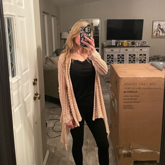 O’Neill Open Crochet Knit Cardigan - Picture 7 of 13